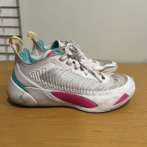 Jordan Luka 1 Imaginarium Miami Vice White Pink Green Basketball Shoes Size 9